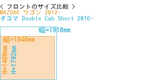 #MAZDA6 ワゴン 2012- + タコマ Double Cab Short 2016-